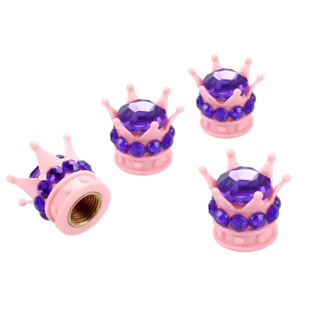 Czapki do opon kapturki na zawory samochodowe wentyle rowerowe korona 24